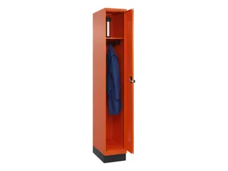 locker,HxBxD 1950x300x500mm,1vak,vak B 300mm,draaigrendel,sokkel - 1