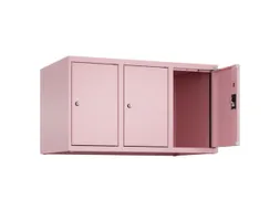 opzetkast,v. locker,3vak.,vak B 300mm,HxBxD 500x900x500mm,cilinderslot