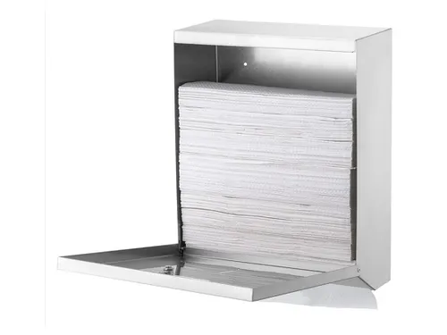 Rvs Handdoekdispenser Groot C-vouw Z-vouw