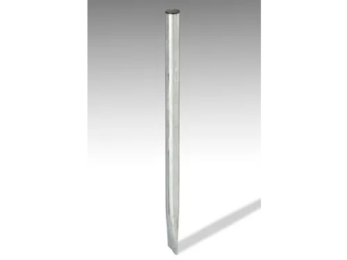 paal,v. afvalbak,H 1450mm,staal verzinkt