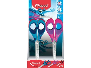 Schaar Maped Essentials Soft 13cm display à 24 stuks assorti - 3