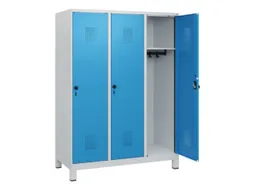 schoollocker,HxBxD 1630x1200x500mm,3vak,vak B 400mm,draaigrendel