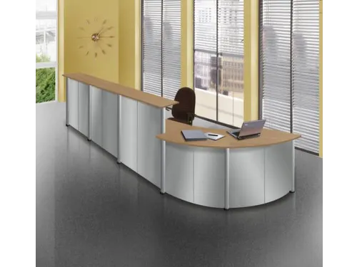 Balieprogramma Genua Basiselement Staal 1150x1160x700mm Beuken Decor