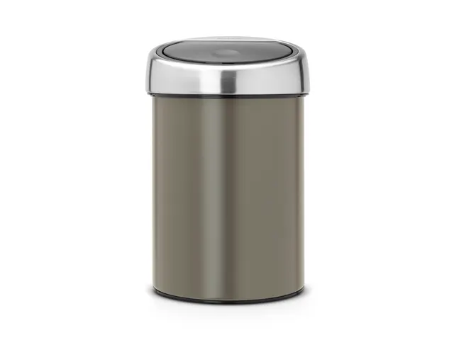 Wandafvalemmertje Touch Bin 3 Liter Platinum
