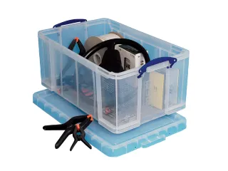 Opbergdoos 64 Liter Transparant Archief - 1