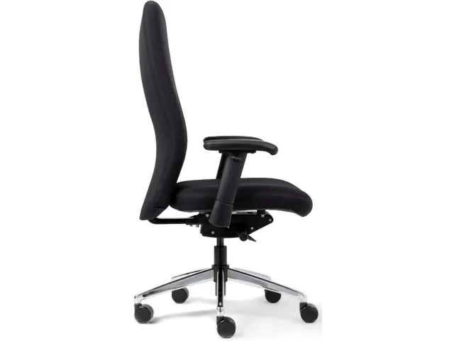 Euroseats bureaustoel Heavy Duty Zwart tot max. 150 kg