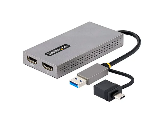 USB naar HDMI Adapter, USB 3.0 naar Dual HDMI Converter