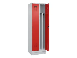 locker voor scheiding van kleding,HxBxD 1950x600x500mm,2vak - 1