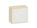 schuifdeurkast,HxBxD 720x800x430mm,decor romp esdoorn,decor front wit