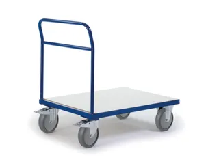 ESD-duwbeugelwagen,ESD,draagverm. 500kg,laadvl. LxB 1200x800mm - 1