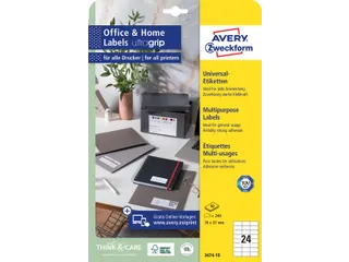 Etiketten 70X37 Mm Wit 240 St - 1