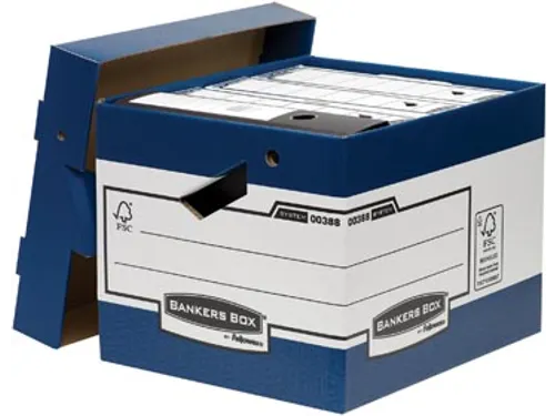 Archiefdoos Formaat 33,3 X 29,2 X 40,4 Cm Blauw