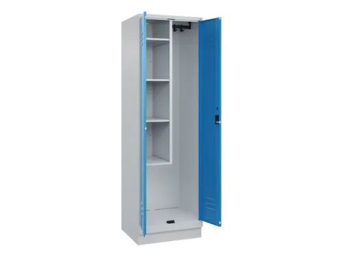 schoonmaakkast,HxBxD 1950x600x500mm,links 4vakken