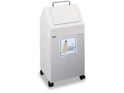 Afvalverzamelaar Vuurremmend 45 Liter 710X330X310Mm Grijs