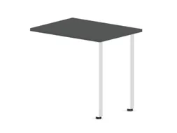 aanbouwtafel,i.h.v.,HxBxD 720-840x800x600mm,MS-donkergrijs