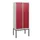 locker,HxBxD 1950x800x500mm,2vak,vak B 400mm,cil.-slot,voetonderstel
