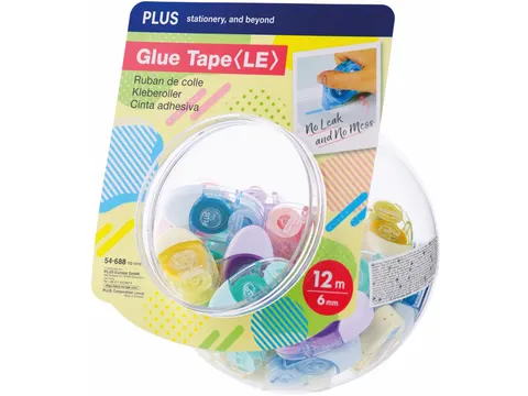 Lijmroller, 12mx6mm, 30Stuks, Assorti