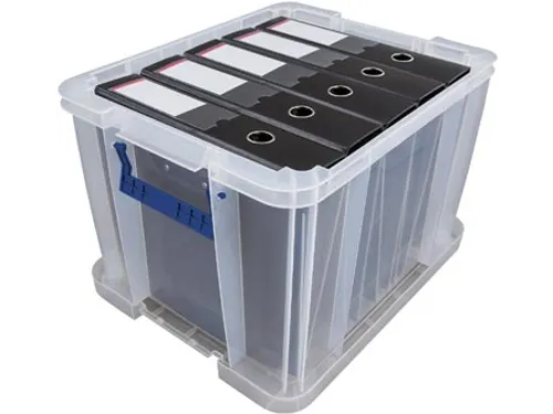 Opbergdoos Transparant 36 Liter 3 Stuks