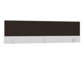 opzetpaneel,v. bureau,aanbouw achter,B 2000mm,Bl-wit,BN2036-bruin - 1