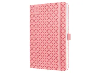 Weekagenda Flair A5 2026 (NL/FR/EN/DU) Rose Pink Hardcover - 1