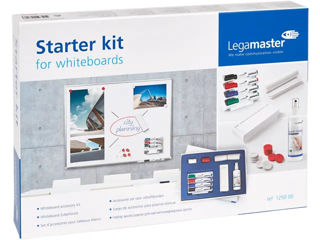 Kit de démarrage tableau blanc Legamaster 27 pièces