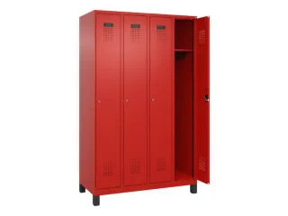 locker,HxBxD 1950x1200x500mm,4vak,vak B 300mm,cil.-slot,voeten - 2