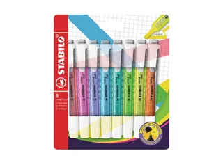 Markeerstift STABILO Swing cool 275/8 Wow assorti etui à 8 stuks - 1
