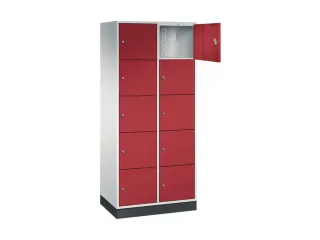 grootvolume-lockersysteem,RAL 7035/RAL 3003,HxBxD 1950x820x500mm - 1