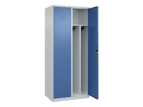 locker voor scheiding van kleding,HxBxD 1850x800x500mm,2vak