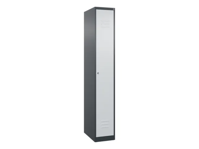 locker,HxBxD 1850x300x500mm,1vak,vak B 300mm,cil.-slot,staand op vloer