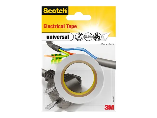 Plaktape Scotch Isolatie 15mmx10m Wit
