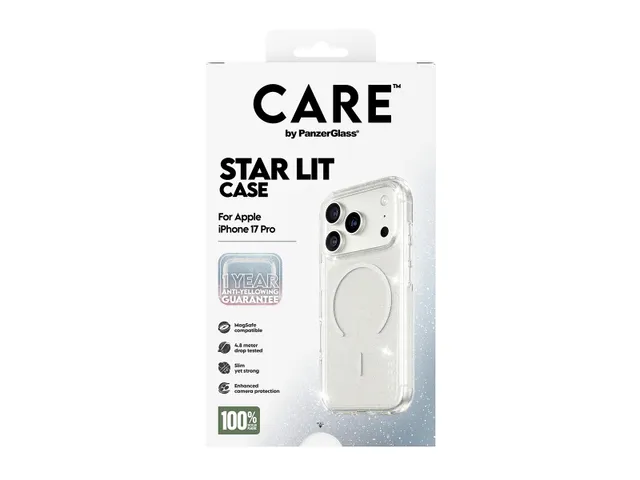 PanzerGlass CARE by Star Lit Case w. White MagSafe iPhone 17 Pro