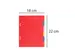 Intercalaires carte lustrée 225g 6 positions - format écolier 17x22c