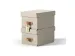Leitz Puro Opbergdoos met deksel klein 7L set van 2 beige
