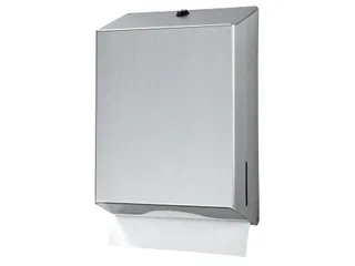Handdoekdispenser Euro Products universeel groot zilver 438190 - 1