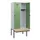 locker met bank,HxBxD 1950x800x815mm,2vak,vak B 400mm,draaigrendel