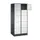 grootvolume-lockersysteem,RAL 7021/RAL 7035,HxBxD 1950x820x600mm