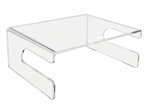 Monitorstandaard Transparant Acryl 120mm