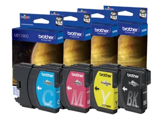 Inktcartridge Brother LC-1100M rood - 6