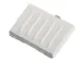 Visitekaartenhouder 2 vaks mat aluminium