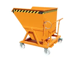 Kiepbak voor spaanders,HxLxB 1275x1345x1200mm,0,7m³,draagverm. 1000kg