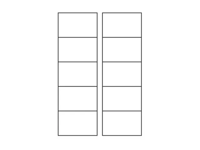 Visitekaart Avery C32026-10 85x54mm dubbelzijdig 270gr 100 stuks