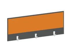 baliepaneel bureau aanbouw achter MS-donkergrijs BN3005-geel 1200mm
