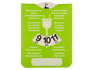 Parkeerschijf Kangaro E-car met blauwe en groene zijde - 4