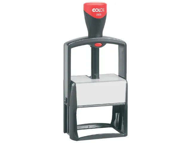 Tekststempel Colop 2800 +bon 10regels 68x49mm zwart