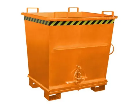Bodemklepcontainer 1271x1040x1200mm 1m³ 2000kg Ral2000