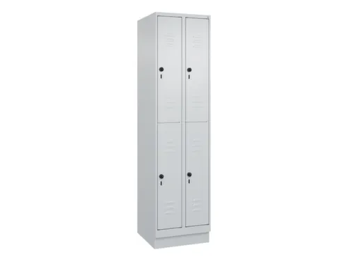 dubbeldekse locker,HxBxD 1950x500x500mm,2x2vak.,vak B 250mm