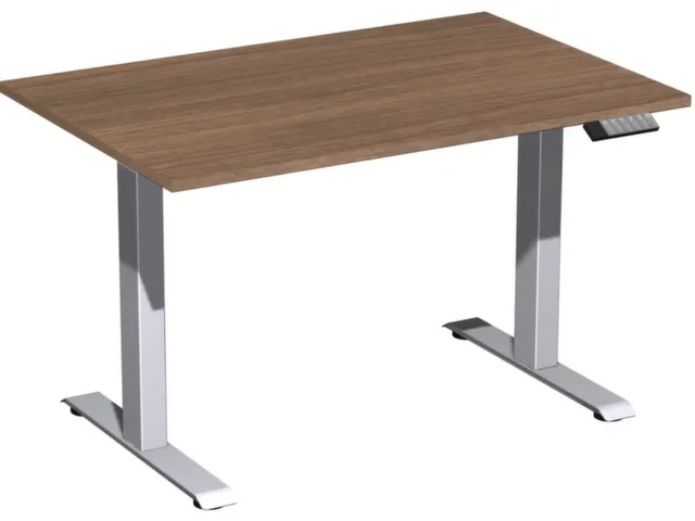 Bureau à hauteur réglable élec. HxlxP 630-1280x1200x800mm