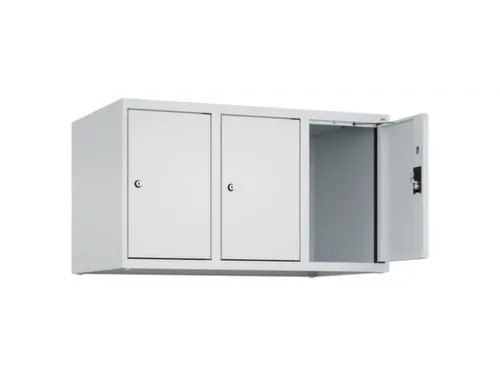opzetkast,v. locker,3vak.,vak B 300mm,HxBxD 500x900x500mm,cilinderslot