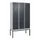dubbeldekse locker,HxBxD 2120x1200x500mm,3x2vak.,vak B 400mm